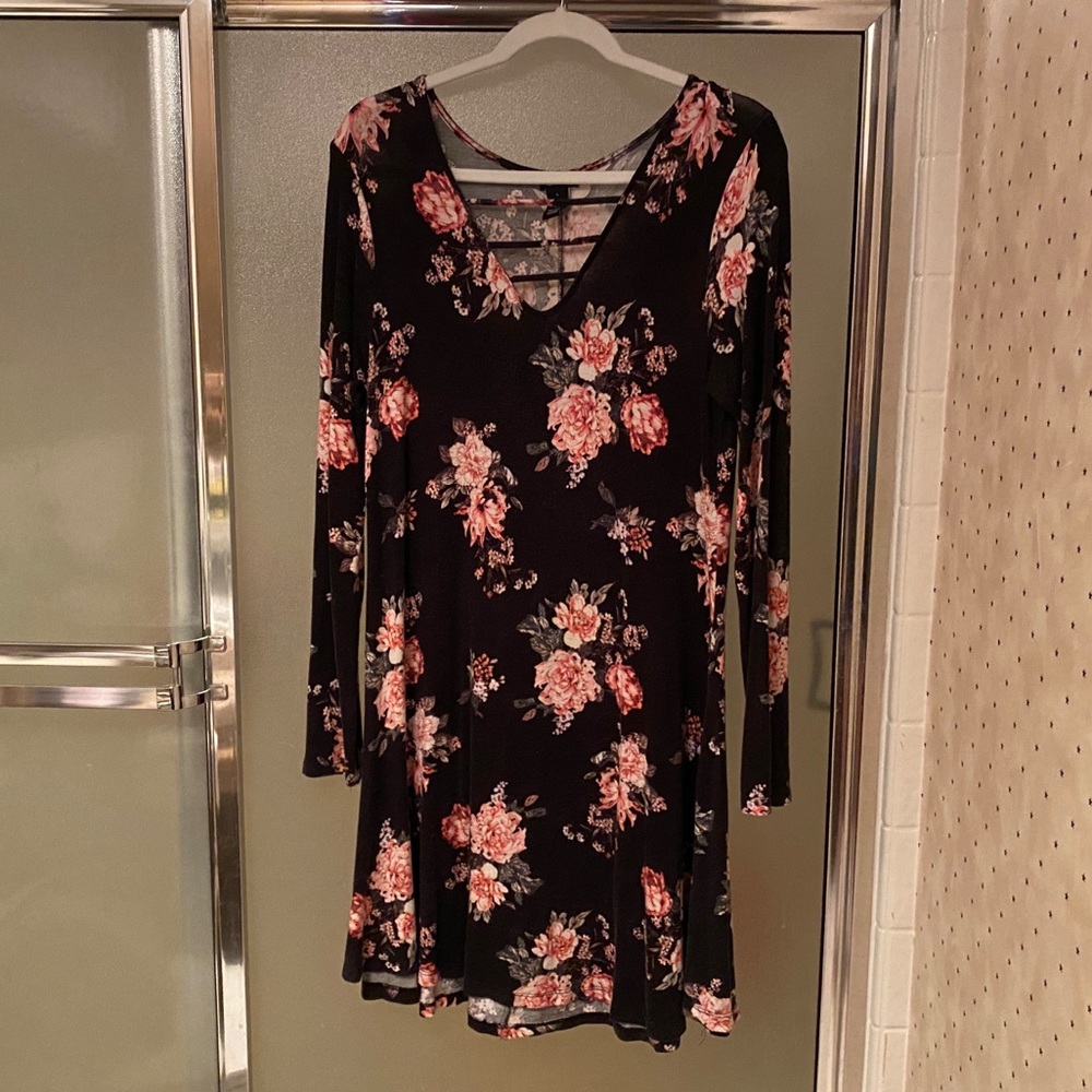 Black Floral Dress